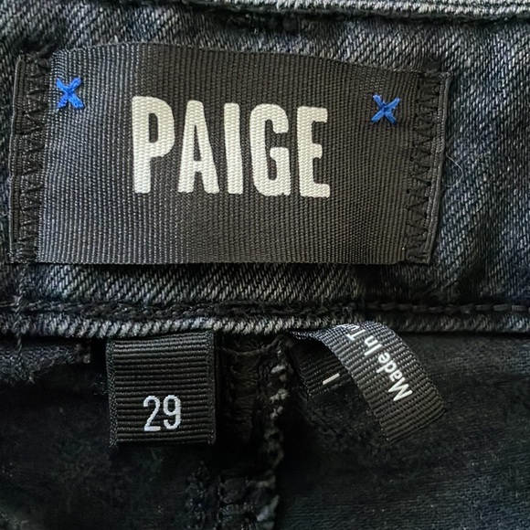 Paige Jeans, size 29, color black wash - Picture 3 of 10